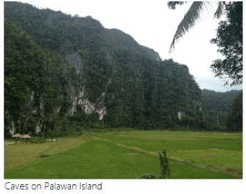Caves on Palawan Island