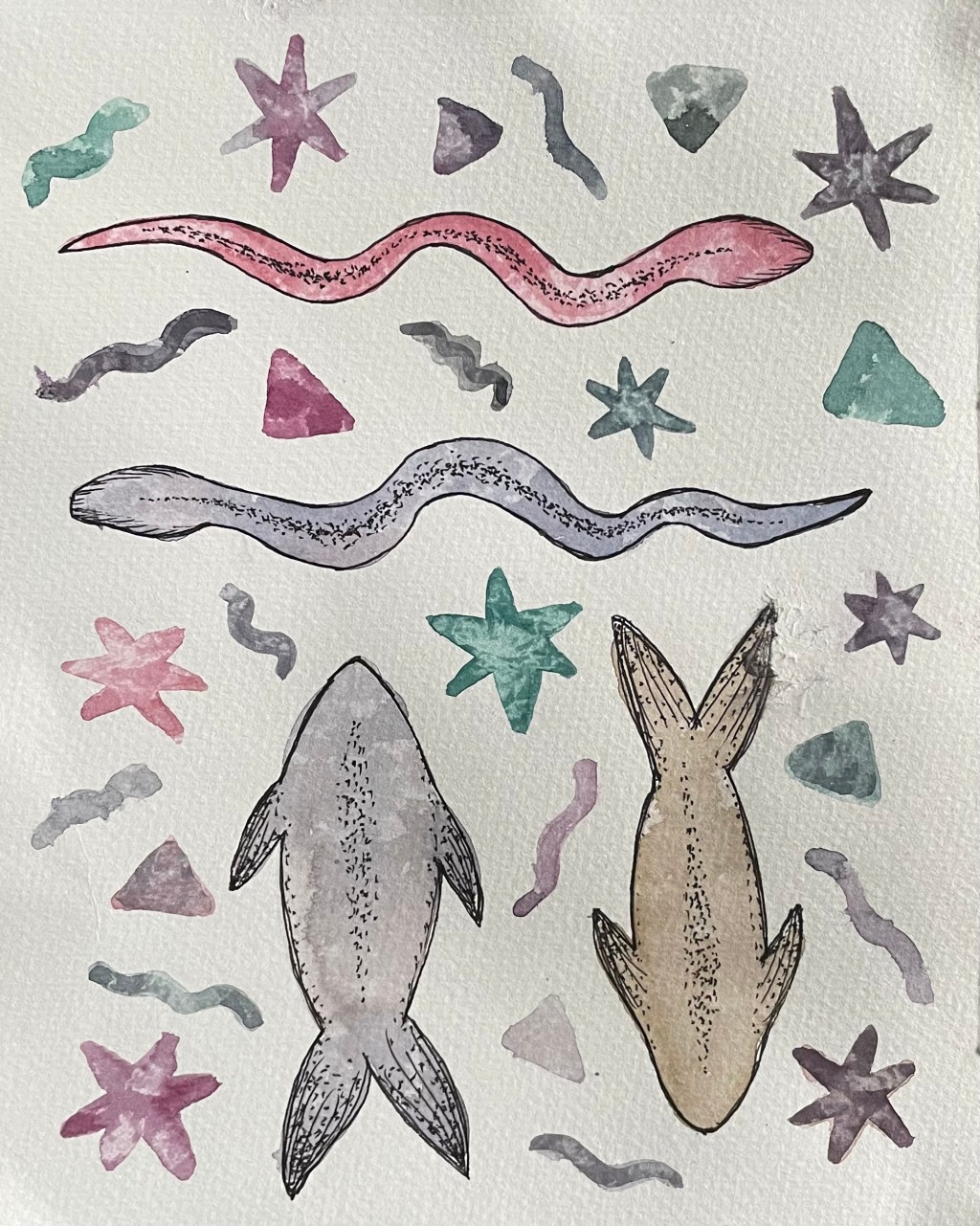 Snake Snake Fish&nbsp;Fish